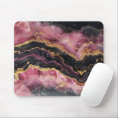 Tapis De Souris Elégante Parties scintillant Or élégant Marbre Bou (Avec souris)