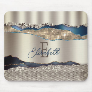 Tapis De Souris Élégante série d'âge bleu Indigo