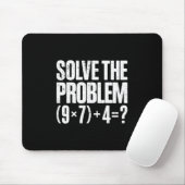Tapis De Souris Élément de brainrot drôle pour professeur de mathé (Avec souris)