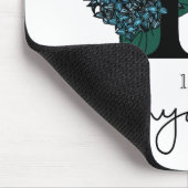 Tapis De Souris Élément d'hydrogène floral (Coin)