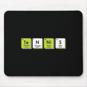 Tapis De Souris Éléments de tableau périodique de tennis Sport Drô