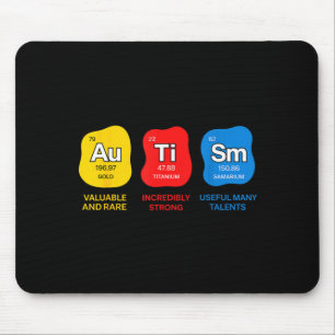 Tapis De Souris Éléments de tableau périodique des sciences de sen