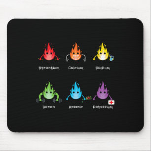 Tapis De Souris Éléments Périodiques Amoureux de Chimie Professeur