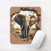 Tapis De Souris Éléphant (Avec souris)