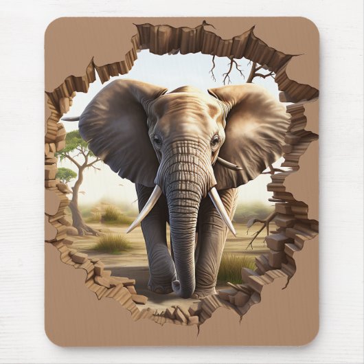 Tapis De Souris Éléphant (Devant)