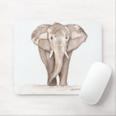 tapis de souris éléphant (Avec souris)
