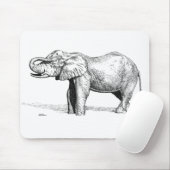 Tapis De Souris Éléphant (Avec souris)