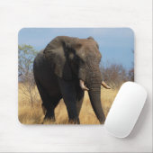 Tapis De Souris Eléphant africain (Avec souris)