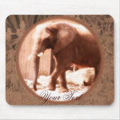 Tapis De Souris Éléphant africain Mousepad (Devant)