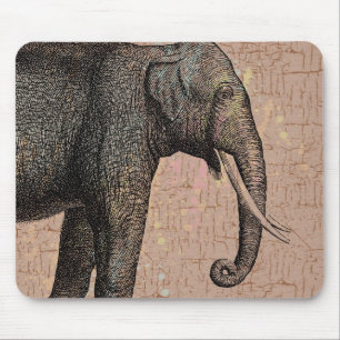 Tapis De Souris Eléphant aquarelle