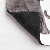 Tapis De Souris Eléphant avec bébé éléphant (Coin)