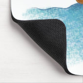 Tapis De Souris Éléphant aveugle équilibrant un ananas… (Coin)