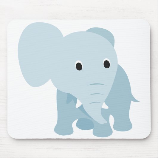 Tapis De Souris Eléphant Bébé mignon (Devant)