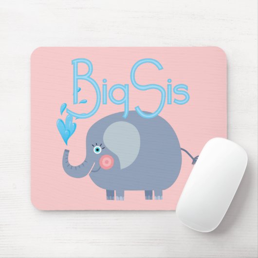 Tapis De Souris Elephant Big Sis (Avec souris)
