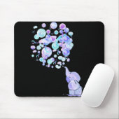 Tapis De Souris Elephant Blue Purple Balloons Suicide Prevention A (Avec souris)