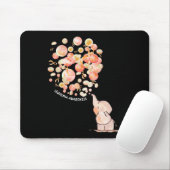 Tapis De Souris Eléphant Bombe Orange Leukemia Aware (Avec souris)