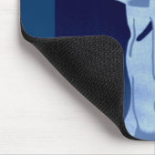 Tapis De Souris Éléphant dans le bleu (Coin)