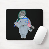 Tapis De Souris Éléphant de Badminton (Avec souris)