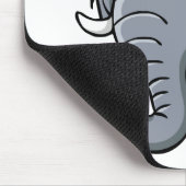 Tapis De Souris Éléphant de bande dessinée (Coin)