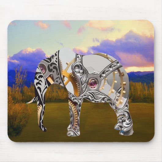 Tapis De Souris Éléphant de Clockwork (Devant)
