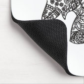 Tapis De Souris Éléphant de griffonnage (Coin)