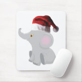 Tapis De Souris Eléphant de Noël (Avec souris)