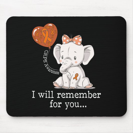 Tapis De Souris Eléphant de sensibilisation à l'ESPC (Devant)