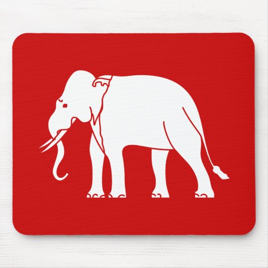 Tapis De Souris Éléphant de Siamese (Devant)