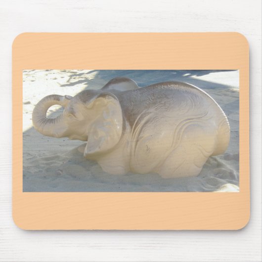 Tapis De Souris Eléphant de terrain de jeu (Devant)