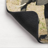 Tapis De Souris Éléphant et mère de bébé (Coin)
