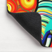 Tapis De Souris Eléphant excentrique (Coin)