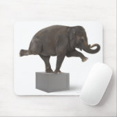 Tapis De Souris Elephant exécution tour sur boîte (Avec souris)