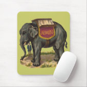 Tapis De Souris Éléphant, grand éléphant de pinte Barnum (Avec souris)