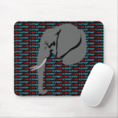 Tapis De Souris Eléphant gris (Avec souris)