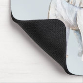 Tapis De Souris Éléphant Gris Bleu (Coin)