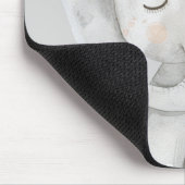 Tapis De Souris Éléphant Gris Mignon (Coin)
