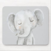 Tapis De Souris Éléphant Gris Mignon (Devant)