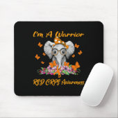 Tapis De Souris Elephant I'm A Warrior RSD RCPS Sensibilisation (Avec souris)