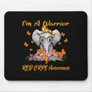 Tapis De Souris Elephant I'm A Warrior RSD RCPS Sensibilisation
