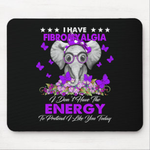 Tapis De Souris Eléphant J'Ai Des Cadeaux De Sensibilisation À La 