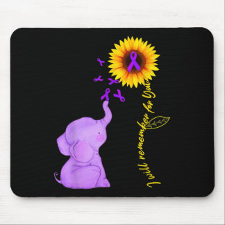 Tapis De Souris Elephant Je Me Souviendrai Pour Vous Sunflower Hei