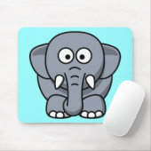 Tapis De Souris Eléphant mignon (Avec souris)