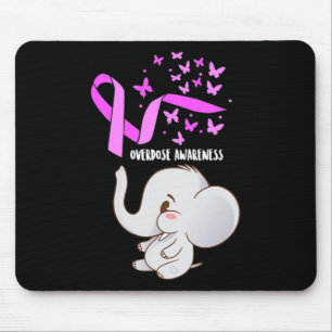 Tapis De Souris Eléphant Purpleln Ballons surdose soutien de sensi