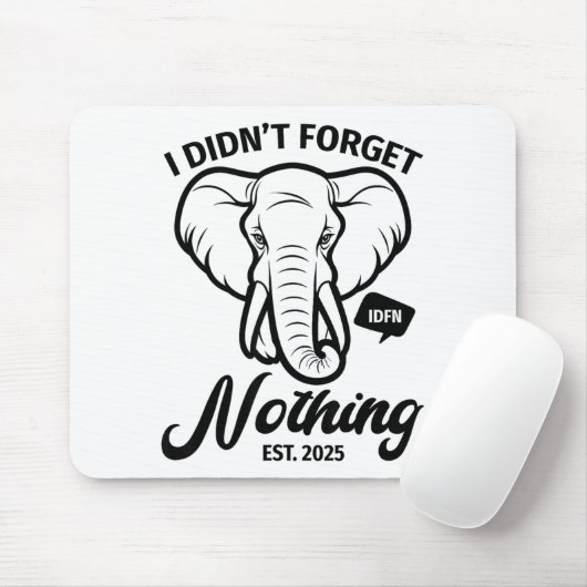 Tapis De Souris Elephant Quote, Elephant Lover, Elephant Zoo Anima (Avec souris)