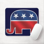 Tapis De Souris Éléphant républicain Mousepad (Avec souris)