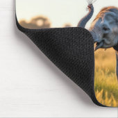 Tapis De Souris Elephant Tenant Un Bouquet De Balloon (Coin)