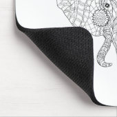 Tapis De Souris Éléphant Zendoodle principal (Coin)