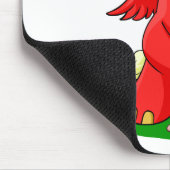 Tapis De Souris Elephante rouge joyeux dans Shenkuu (Coin)