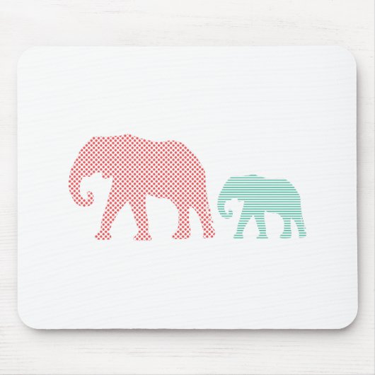 Tapis De Souris Éléphants (Devant)