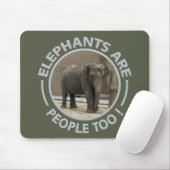 Tapis De Souris ÉLÉPHANTS mousepad (Avec souris)